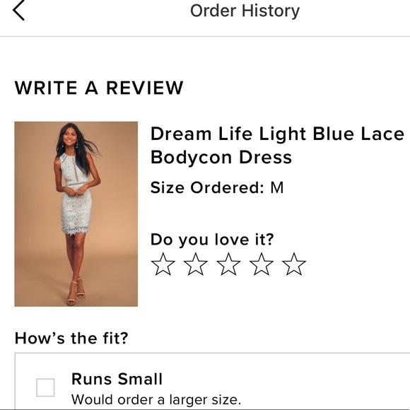 Lulu’s Dream Life Light Blue Lace Bodycon Dress - Picture 1 of 5